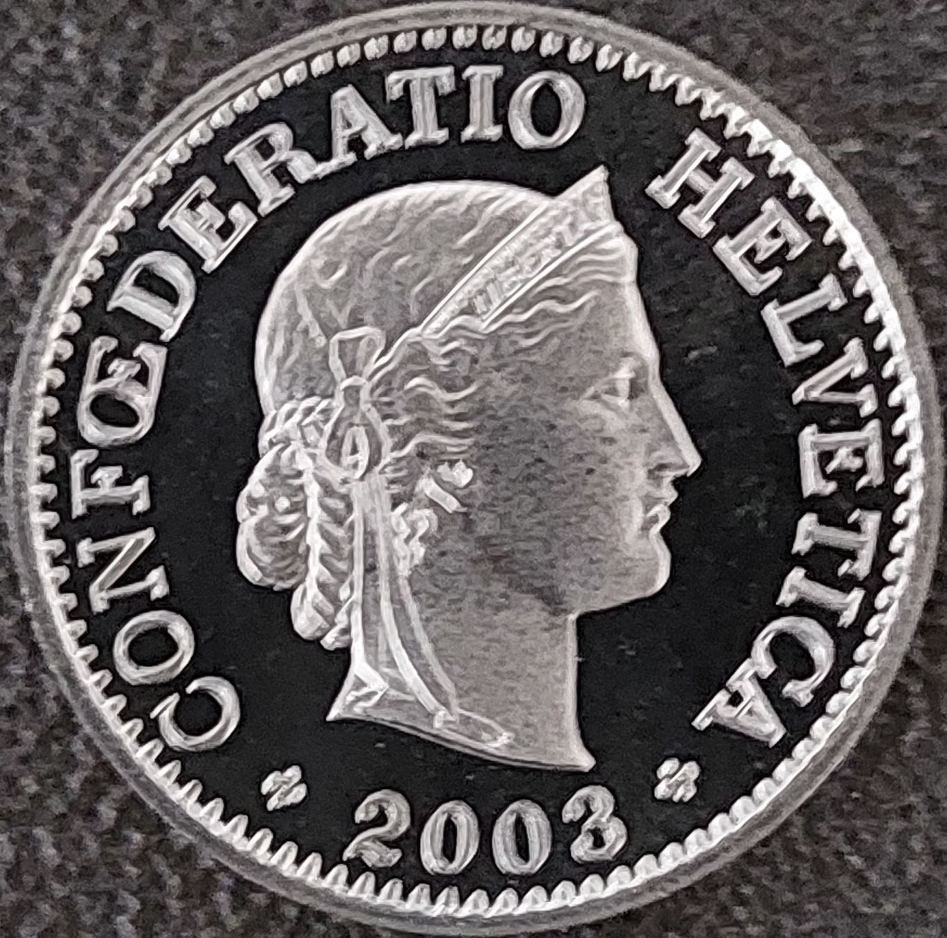 Tutti le monete: 10 Rappen 2003 stgl. / aus Münzsatz – Nuovo (secondo la descrizione) da Arch venduto da coinsandmore