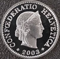 10 Rappen 2003 stgl. / aus Münzsatz