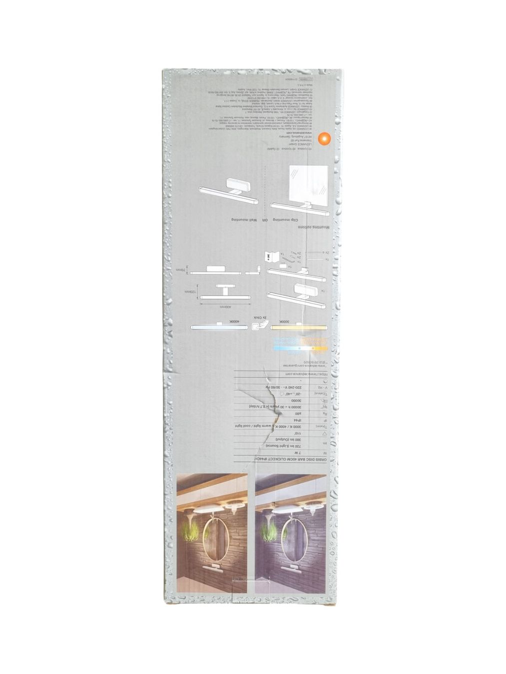 Osram Lampade: OSRAM Orbis Disc Bar Bathroom Mirror Licht 400mm Chrome – Nuovo (secondo la descrizione) da Wangen b. Olten venduto da Restwert_Wangen 2