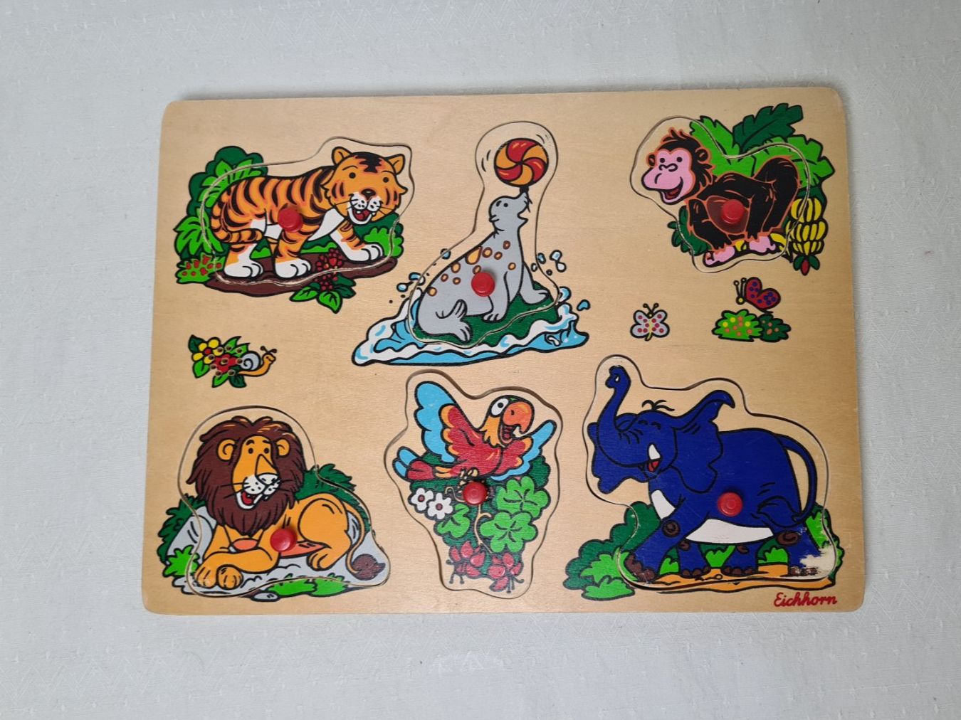 Eichhorn Puzzle: Puzzle d'animaux ,en bois – Usato da courtelary venduto da ikidin65 1