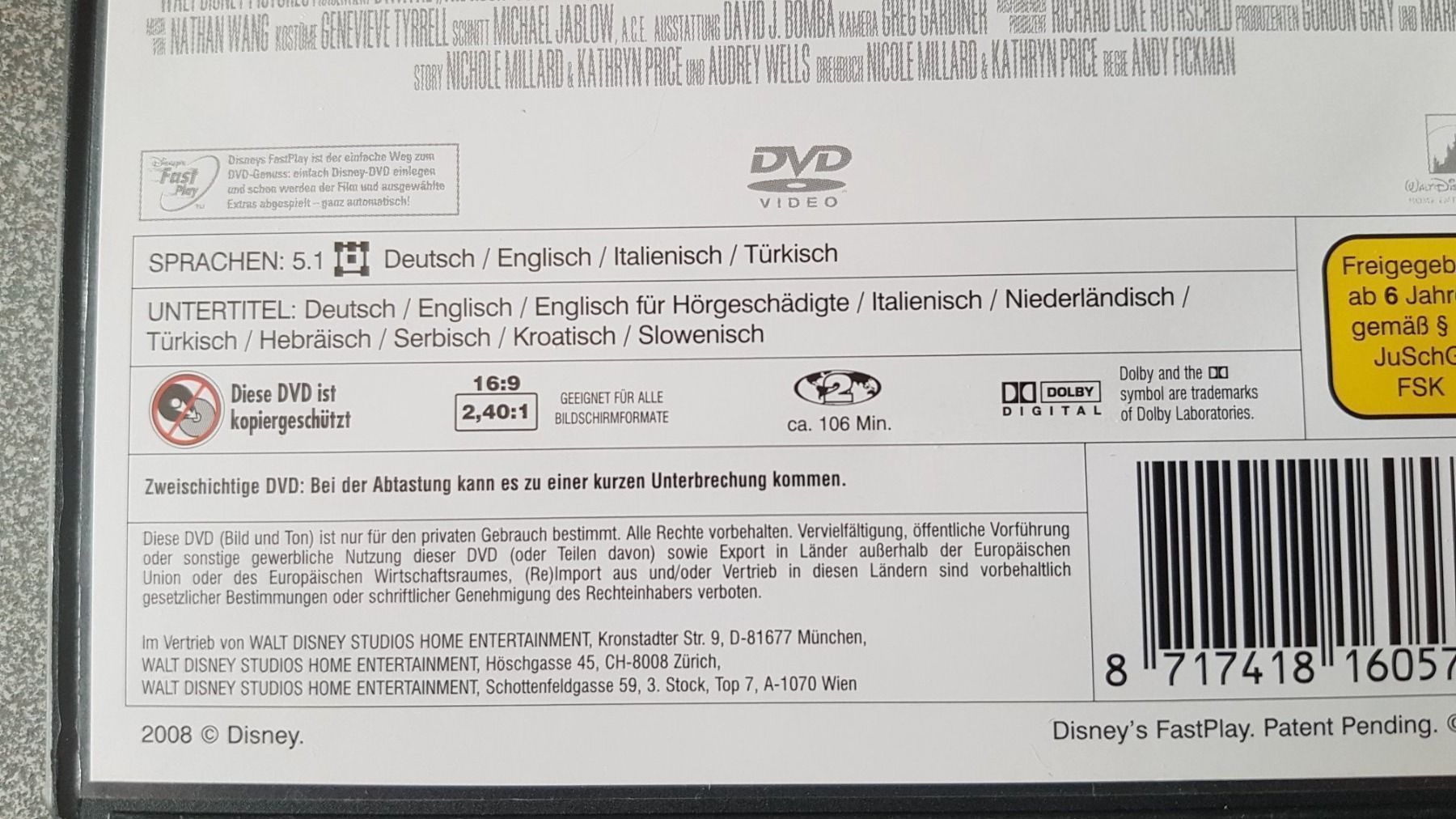 Tutti i DVDs: DVD Daddy ohne Plan / Disney – Usato da Oetwil am See venduto da fineli2 1