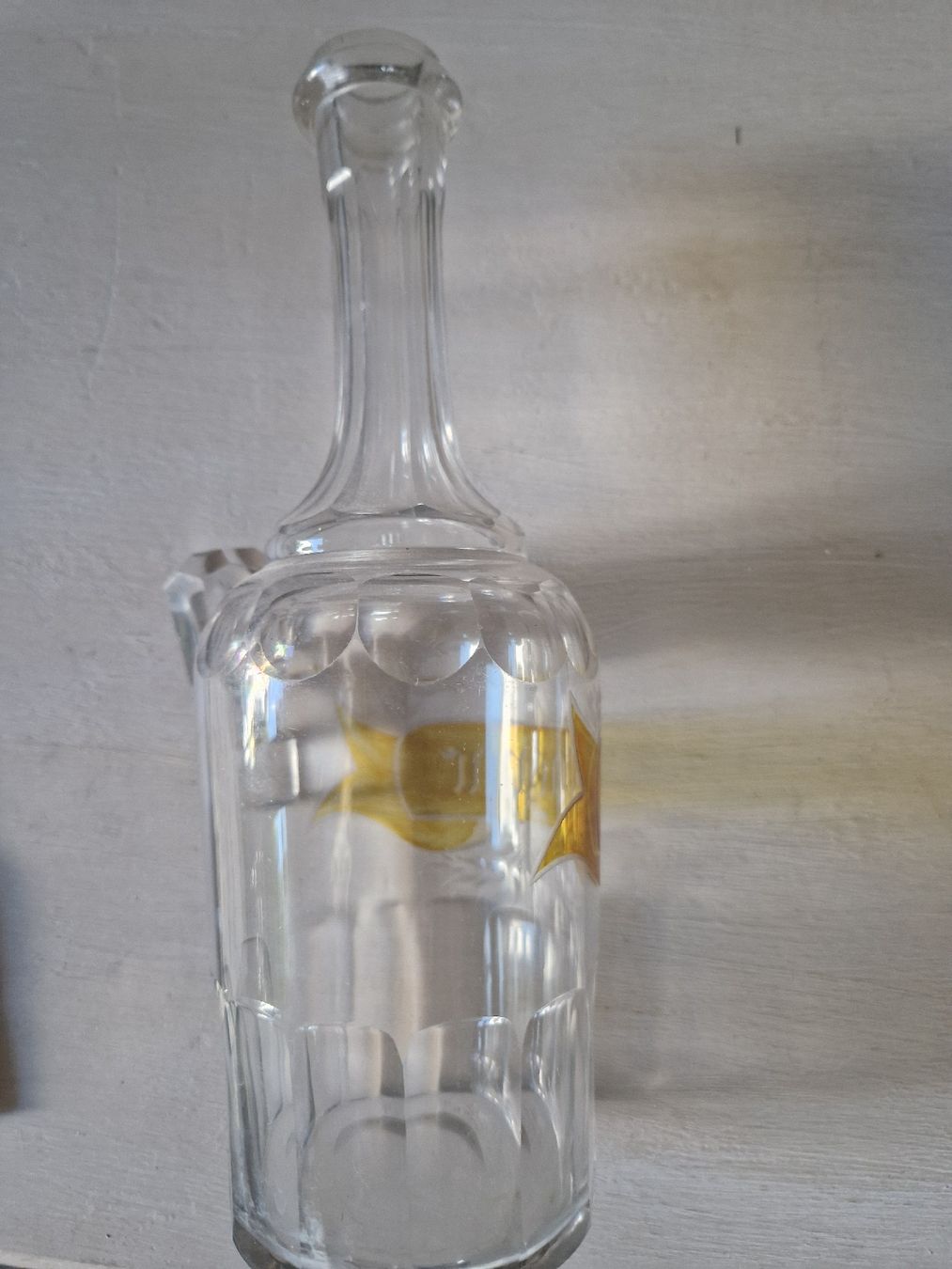 Caraffe: Karaffe Cognac Kristallglas, mit Schliffstopfen, antik – Usato da Degersheim venduto da eli031 2