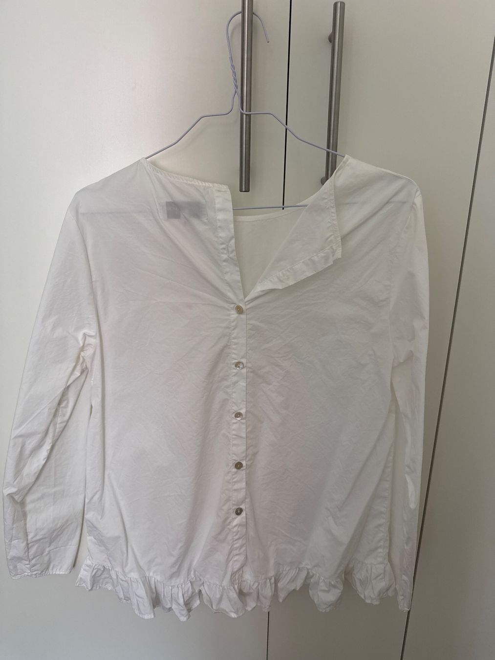 Camicette: Damen Maison Labiche Hemd in Weiss – Usato da Meilen venduto da Emma_321 5
