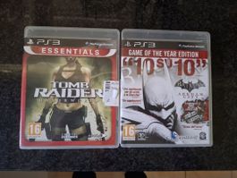 Batman Arkham City + Tomb Raider PS3 - Affare!