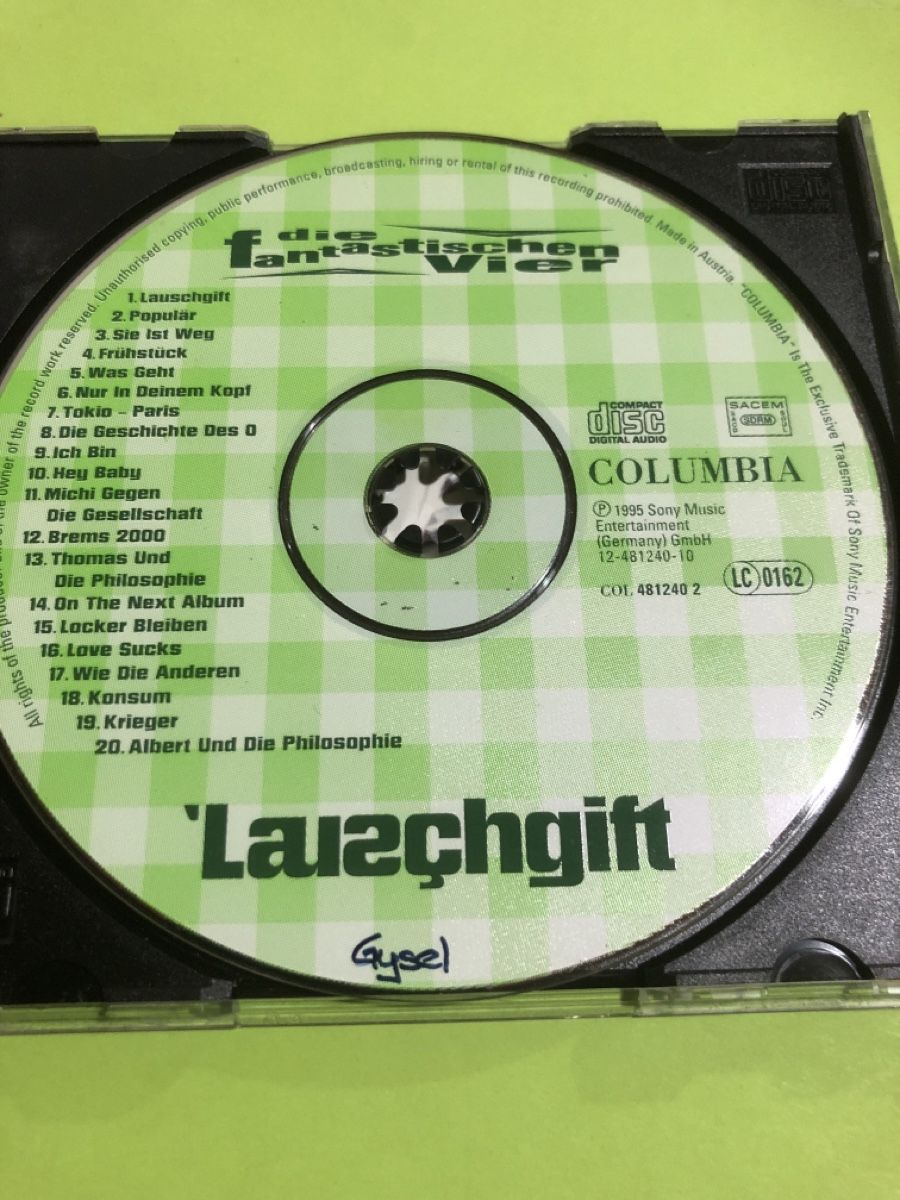 CD: Fantastische Vier - Lauschgift – Usato da Flaach venduto da rubo7 1