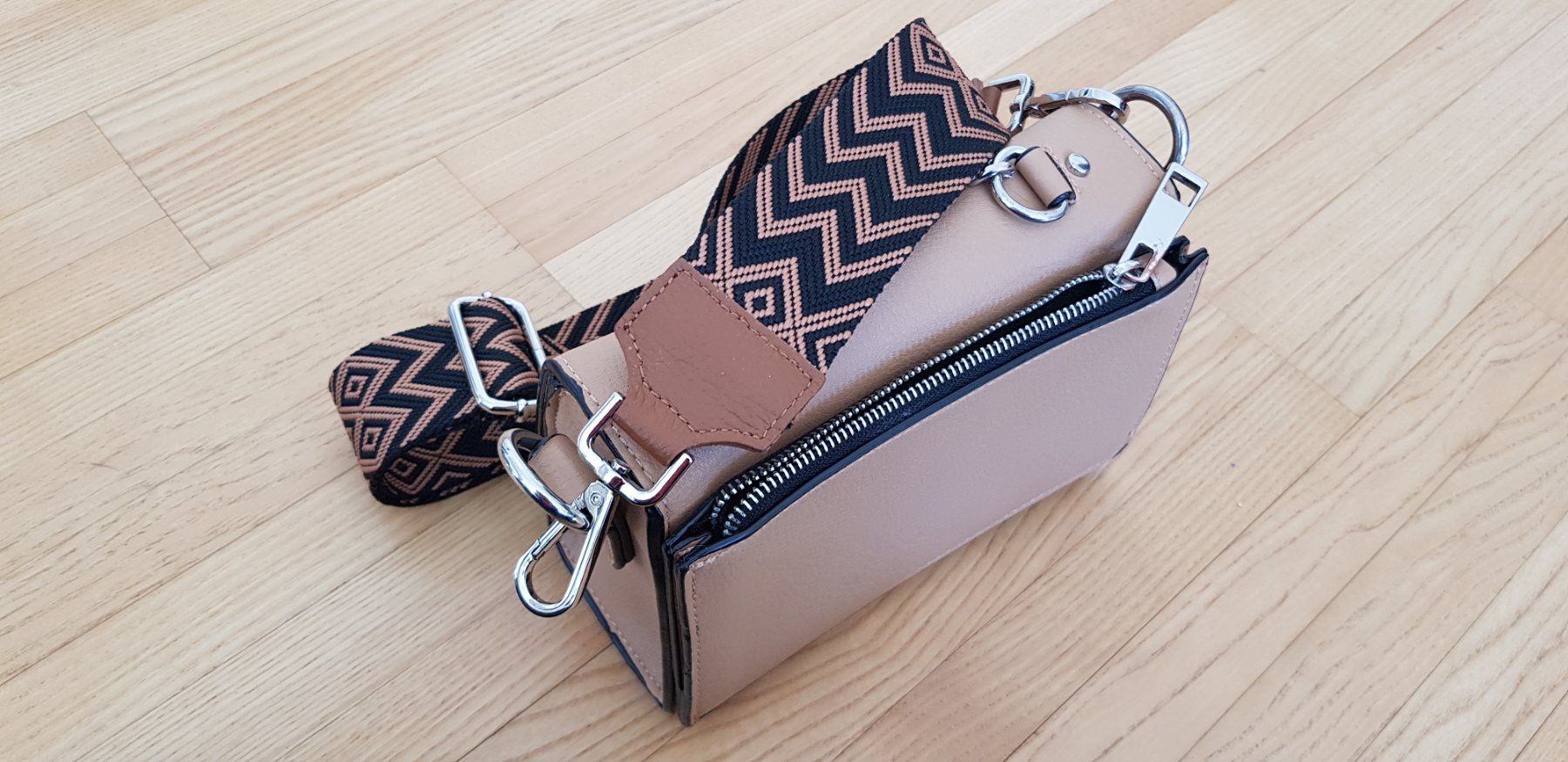 Zara Borse da donna: Handtasche mit Mustergurt – Usato da Eichberg venduto da Land-Ei 6