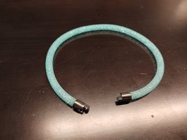 Swarovski Kette hellblau, neuwertig, Magnetschloss, Stardust