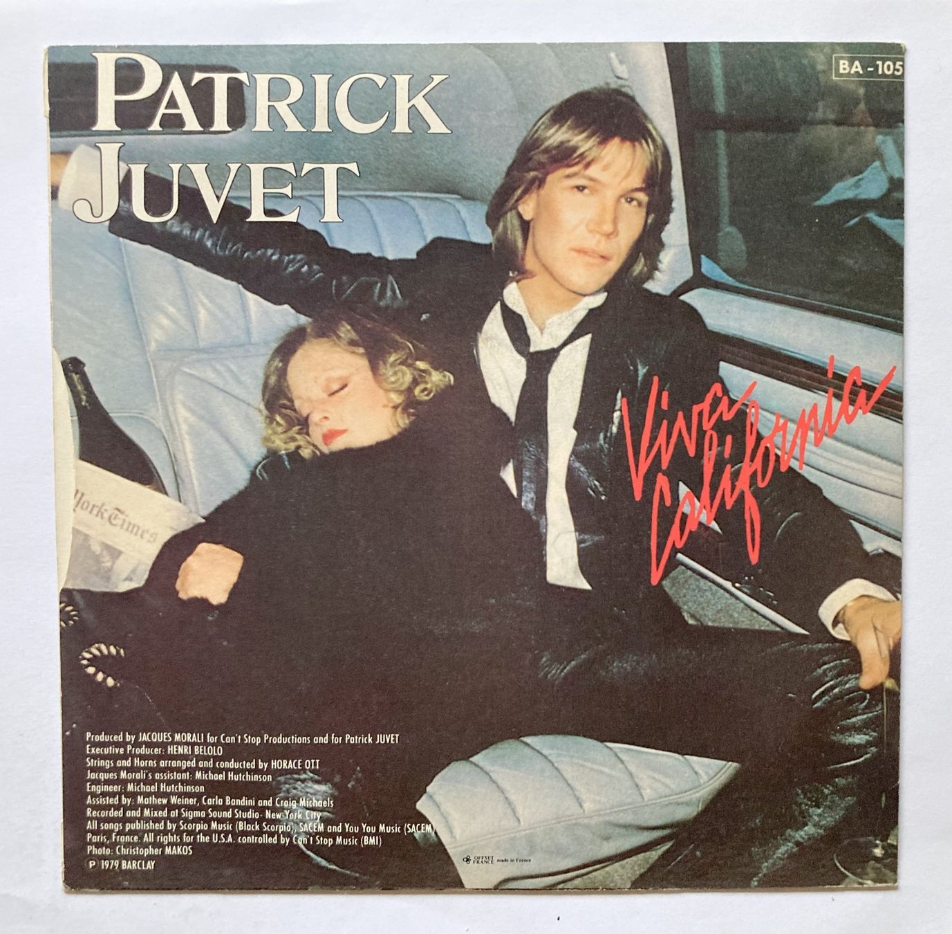 Dischi in vinile: PATRICK JUVET - LADY NIGHT – Usato da Bottens venduto da hotter-than-hell 1