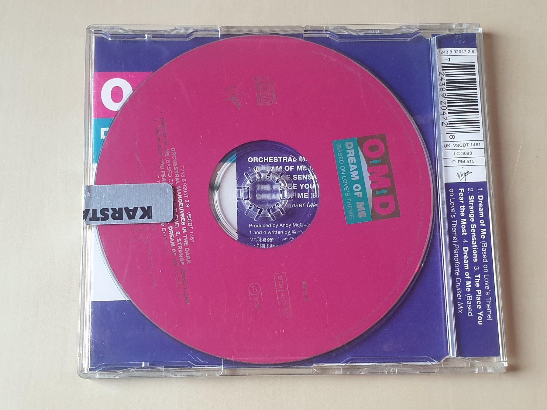 CD: OMD Dream of Me – Usato da Stansstad venduto da collectorsshop 1