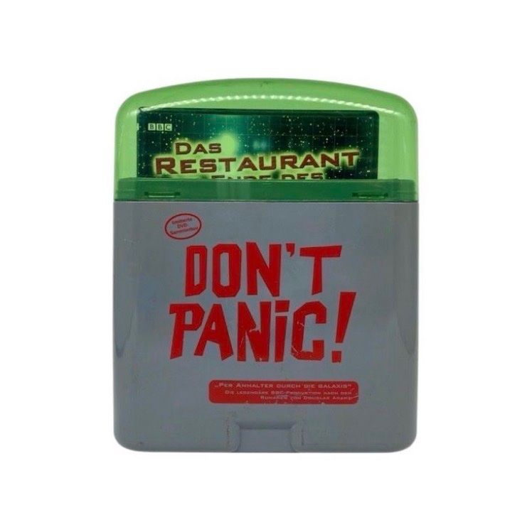 Tutti i DVDs: Per Anhalter durch die Galaxis don't Panic Limited DVD – Usato da Teufenthal AG venduto da Retro-Stash-Shop