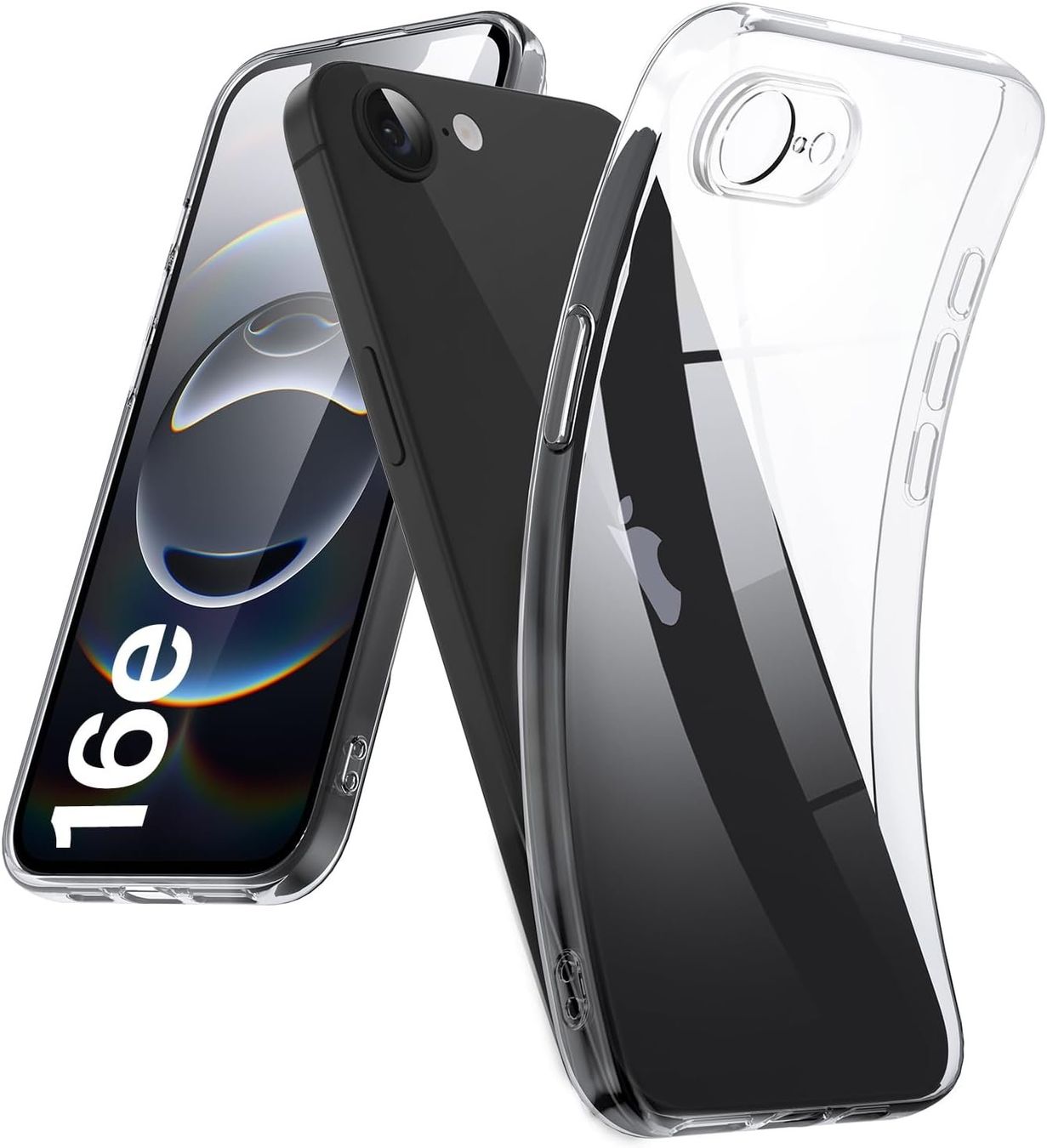 Cover & Protezioni schermo: iPhone 16e Hülle Etui CLEAR Case Cover + PANZERGLAS GLAS – Nuovo e nell'imballaggio originale da Volketswil venduto da coverandmore 1