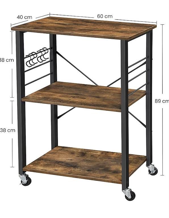 Carrelli di servizio: Vintage Küchen Trolley – Usato da Löhningen venduto da lar_m8zk 1