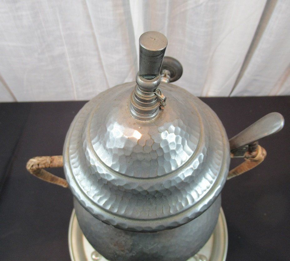 Teiere: Samowar mit Brenner antik – Usato da Flums venduto da Flumsantik 1