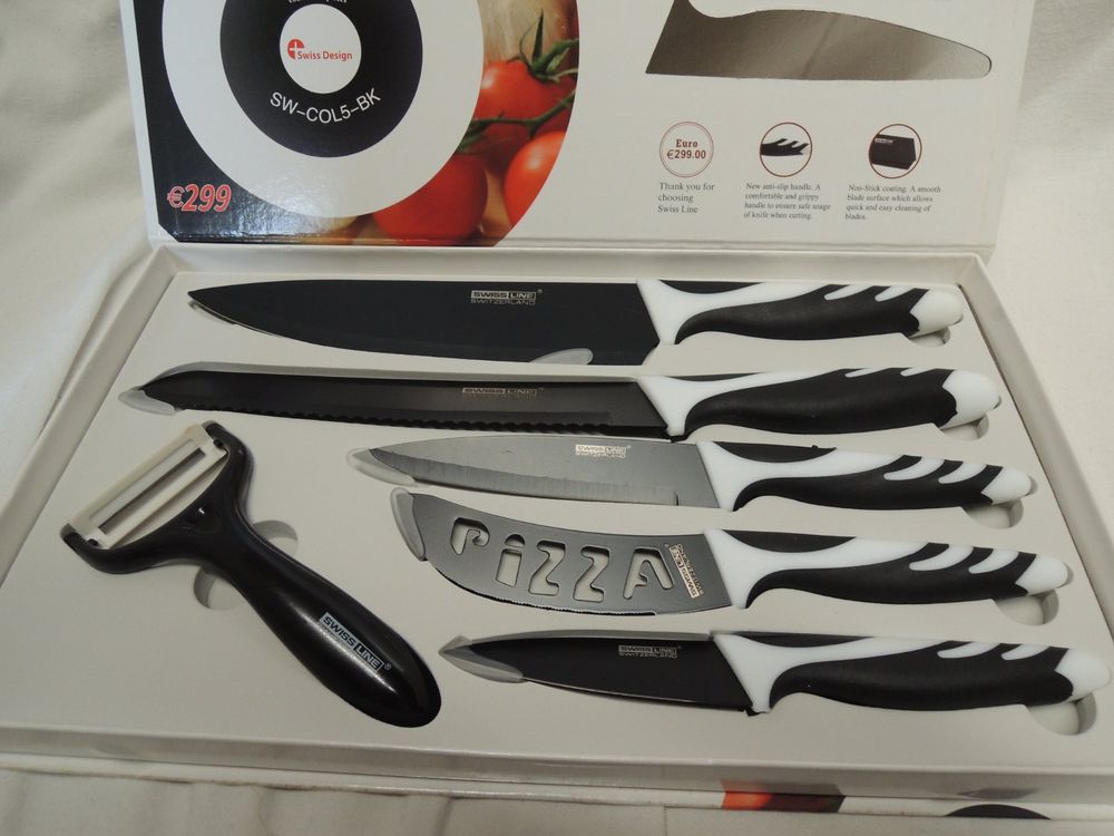 Spannende Swiss Line Messerset Bild