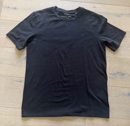 Schwarzes Tshirt von Scotch & Soda, Gr. L
