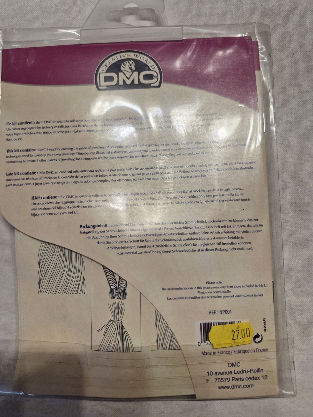 Kit bricolage: kit complet pour collier  – Nuovo e nell'imballaggio originale da Obermumpf venduto da Dadacaramel 4