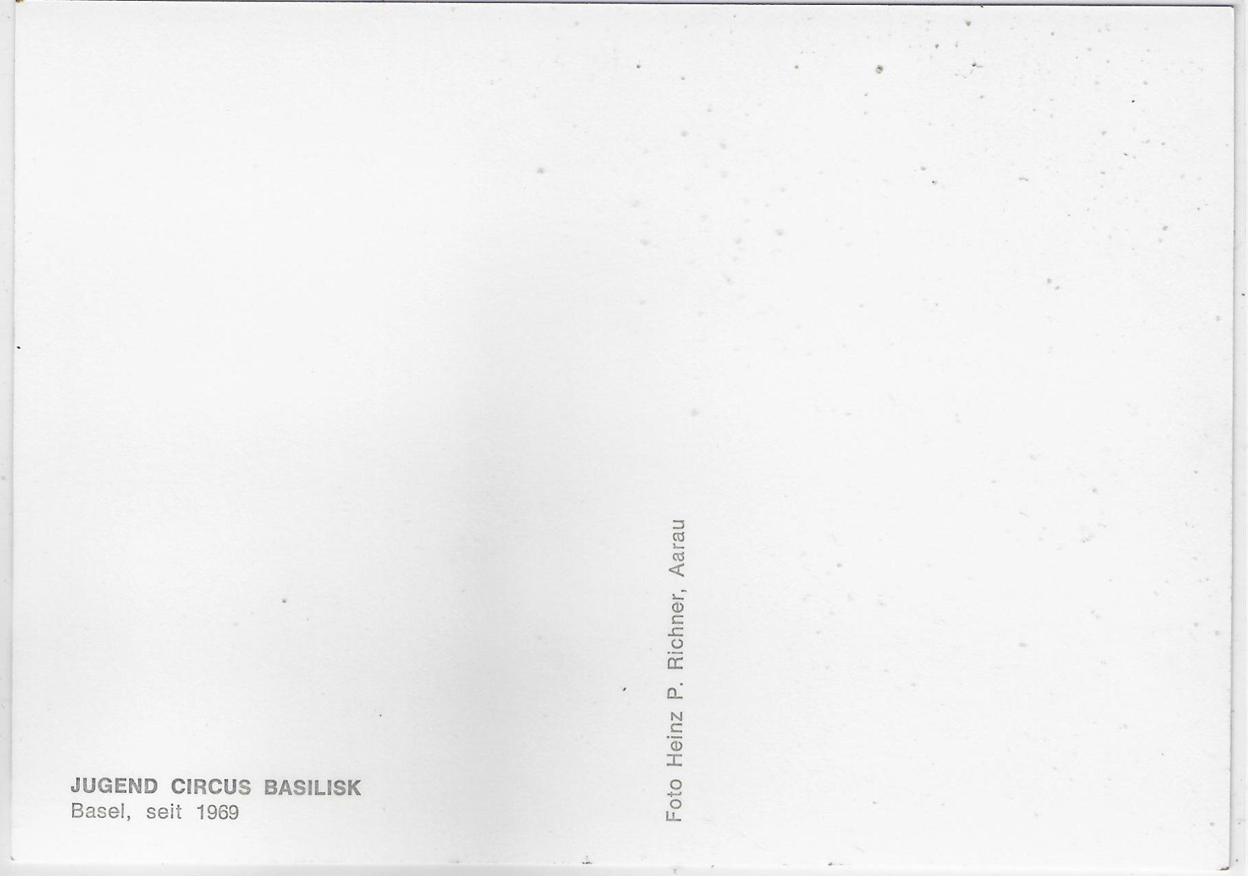 Cartoline postali: Jugend Circus Basilik - Basel – Usato da Ettingen venduto da Kartenplanet 1