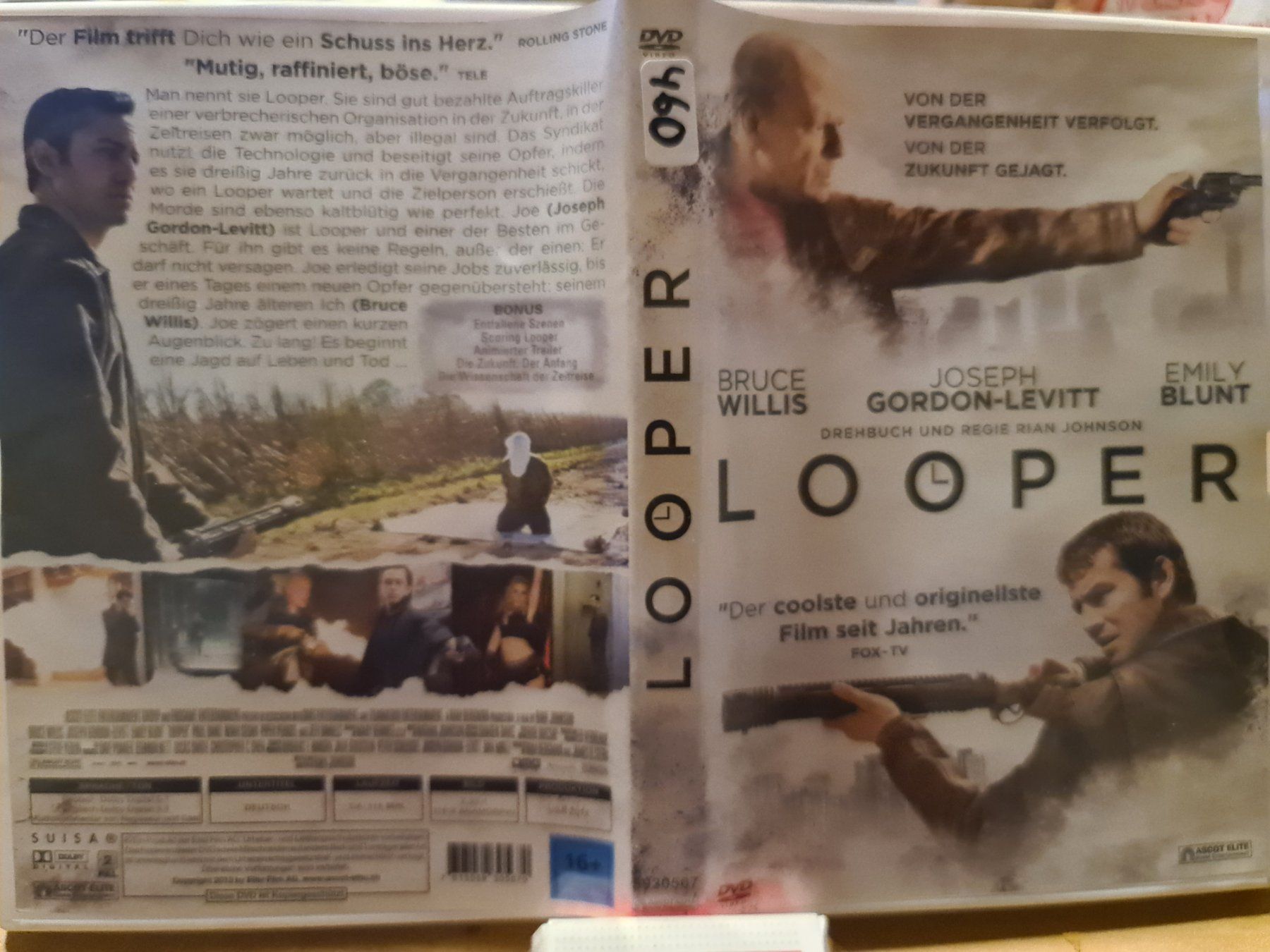 Tutti i DVDs: Looper DVD - Sci-Fi Action mit Bruce Willis – Usato da Dintikon venduto da Vexi