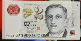 Singapore 2 Dollar Polymer UNC
