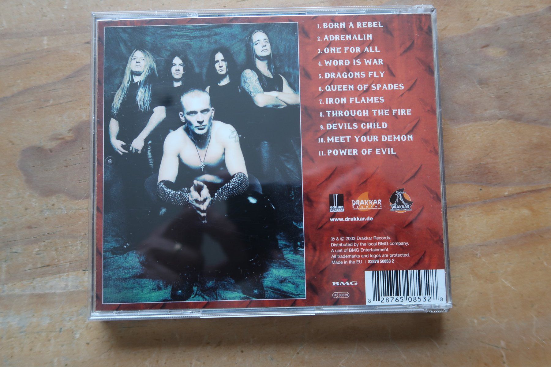 CD: REBELLION - BORN A REBEL - CD – Usato da Basel venduto da Patiscat 1