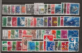 CH001 - Lot de  timbres CH 1945-1962 obl.