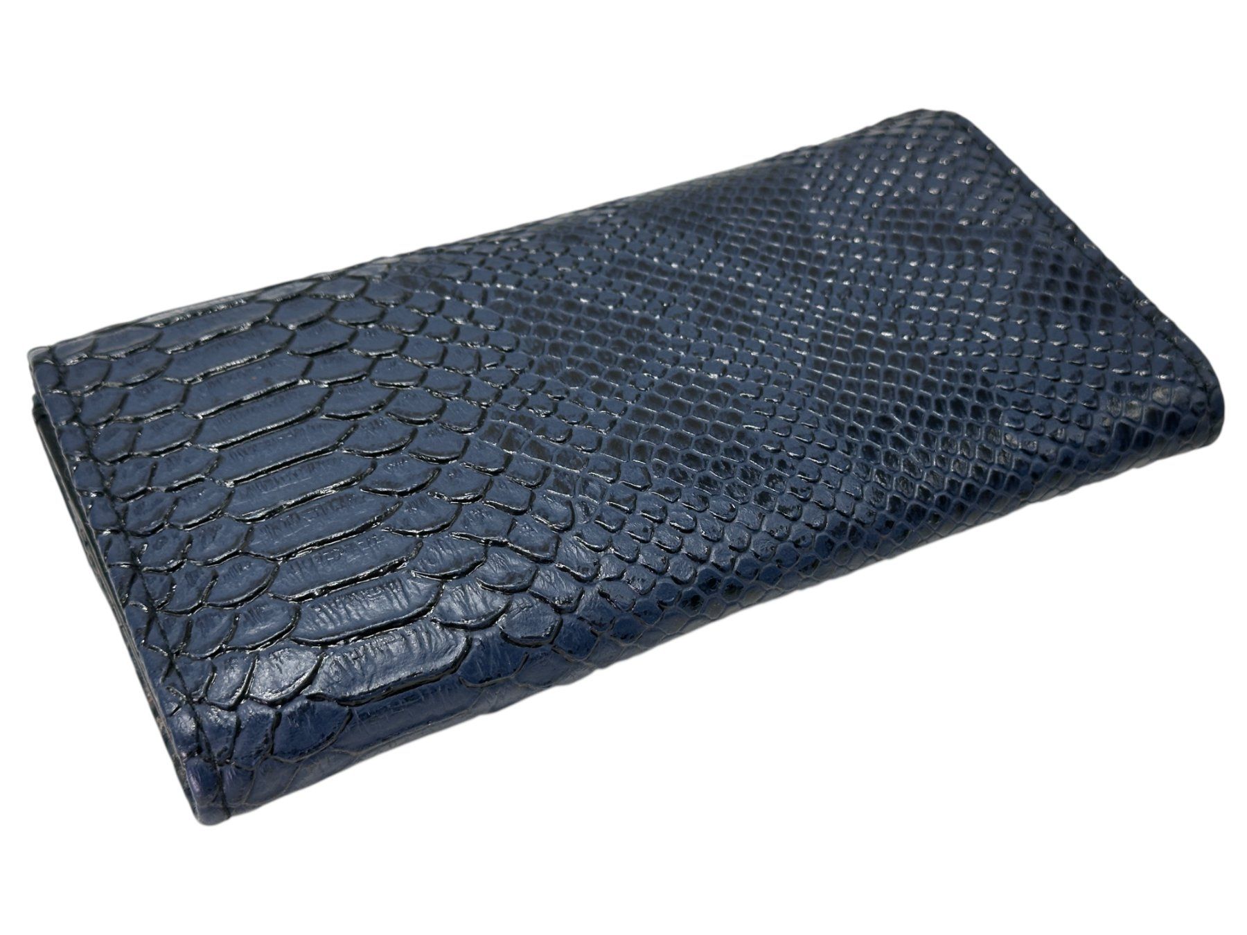 Michael Kors Portamonete: Grand portefeuille Michael Kors en cuir bleu effet python – Usato da Morges venduto da mod_q7tt 3