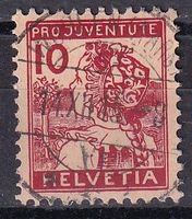Pro Juventute J3 Luzernerli Vollstempel Wohlen AG 14.12.1915