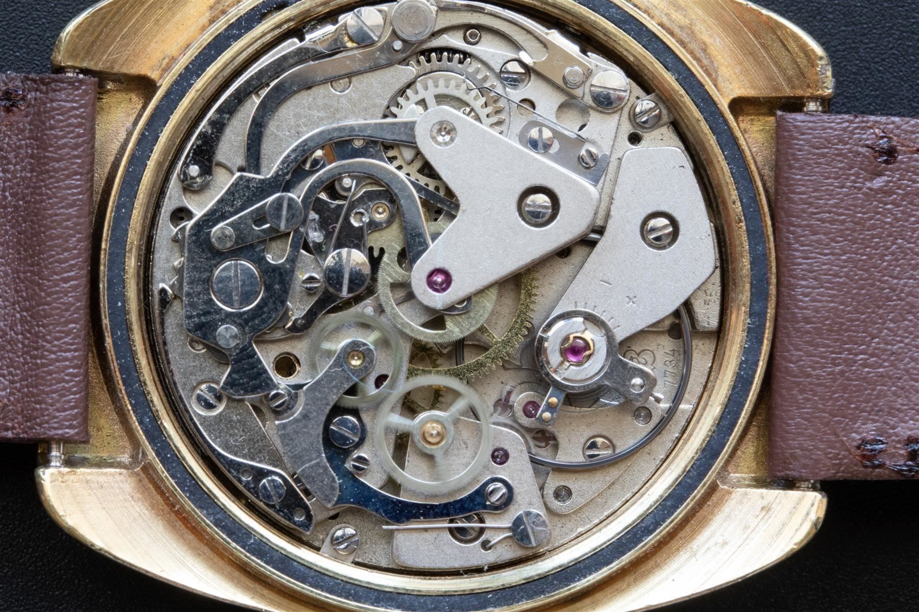 Valjoux Orologi: Sammelwürdiger Valjoux 7734  Chronograph Prototyp?  - 5L – Usato da Zürich venduto da papsas 7