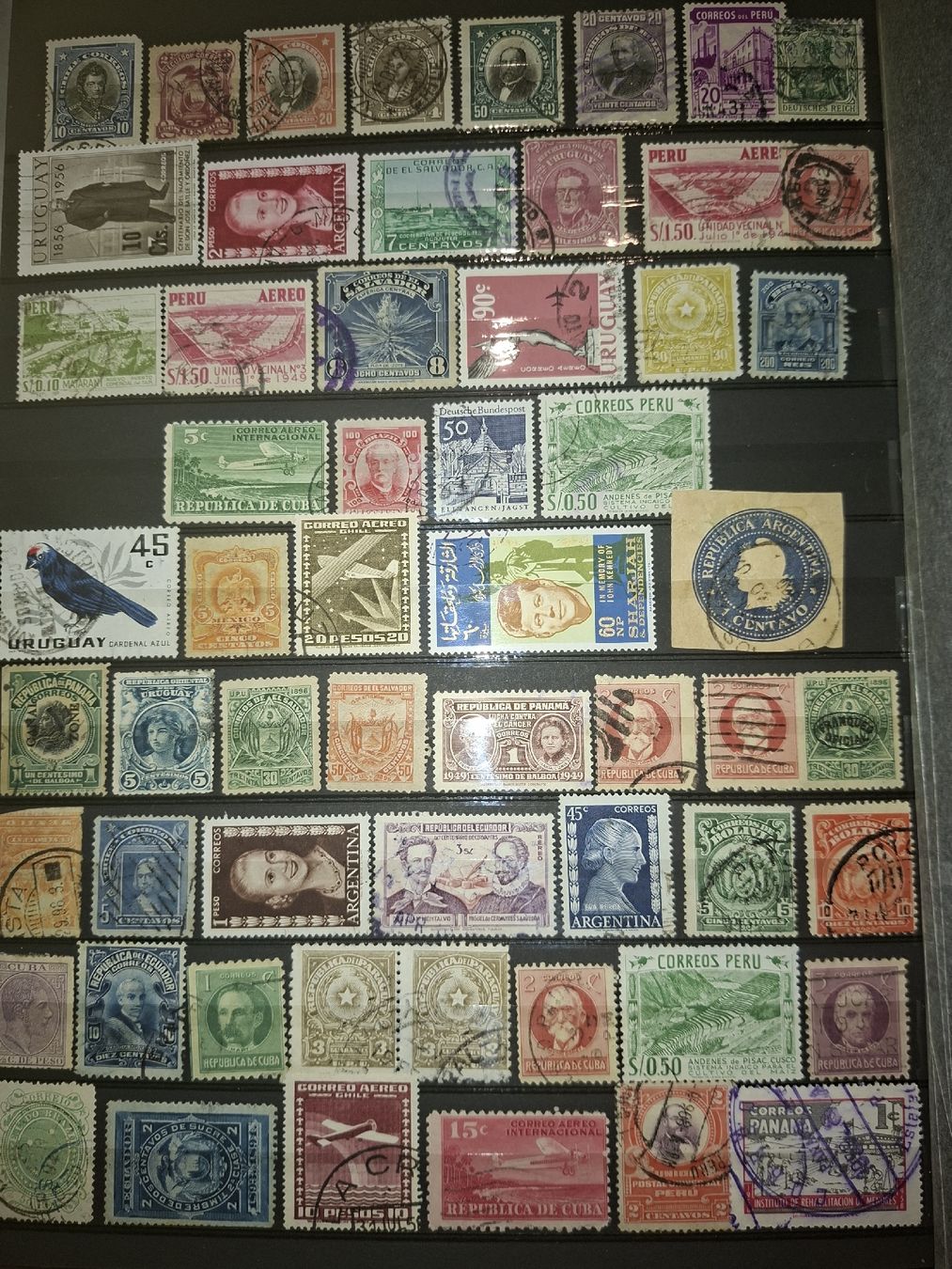 Alle Briefmarken: Sammlung Diverser Länder Alt ältere Jahrgänge  – Gebraucht aus Balgach von SIMEON27 2