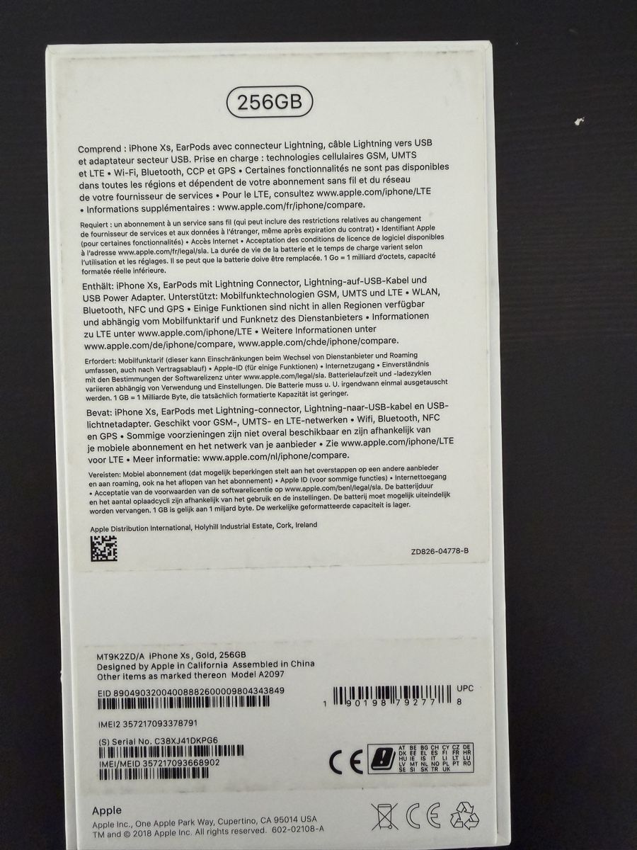 Apple Handys / Smartphones: iPhone XS – Neu und originalverpackt aus Bern von bibibouchette 3