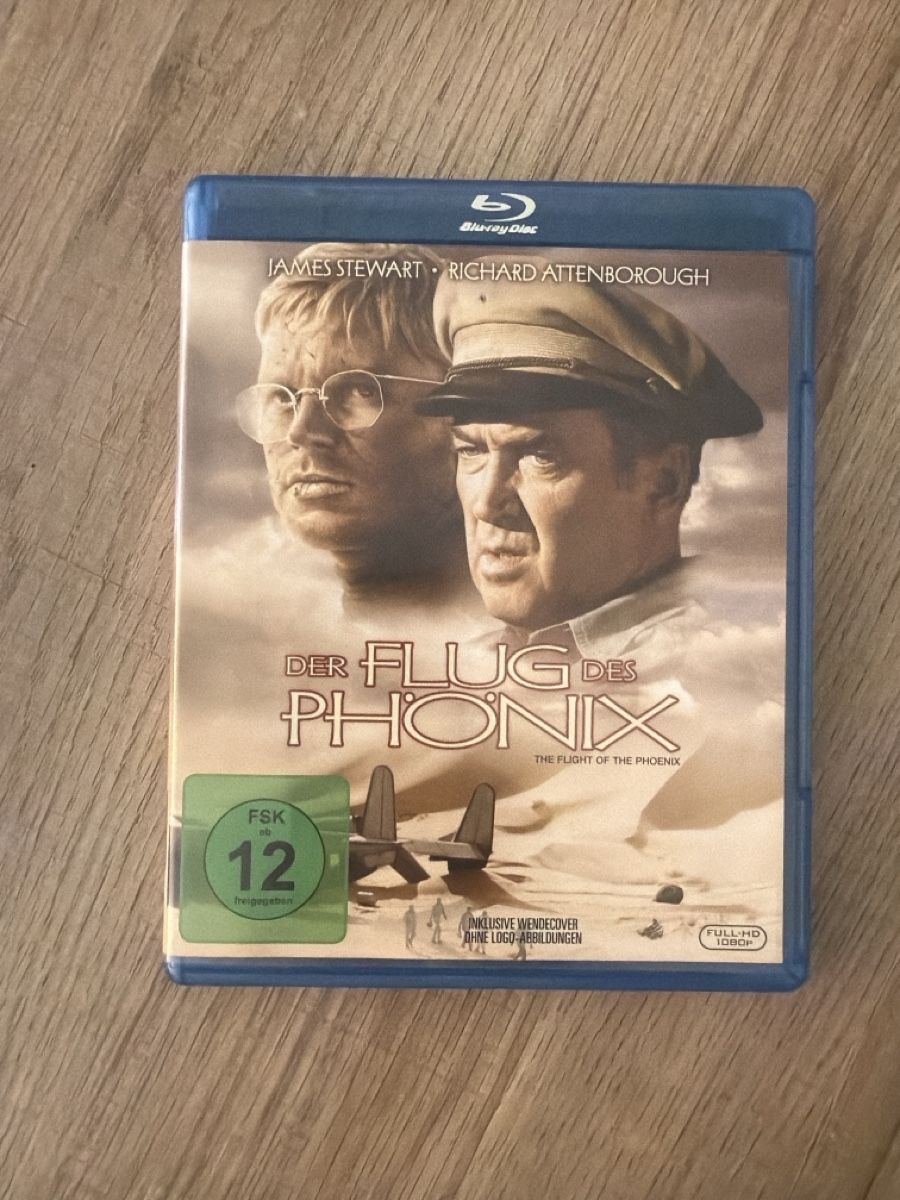 Tous les DVDs: Der Flug des Phoenix (1965) BluRay – D'occasion à Hagendorn par masterchieff