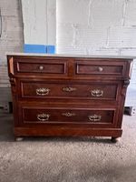 Kommode mit Marmorplatte Holz Louis XV Stil guter Zustand
