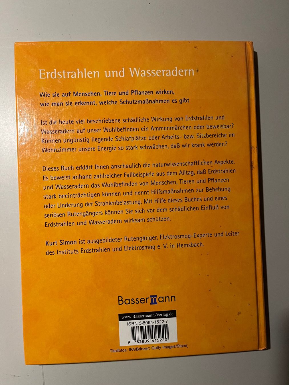 Libri: Kurt Simon: Rutengehen Erdstrahlen Wasseradern – Usato da glattfelden venduto da kimiaxel 1