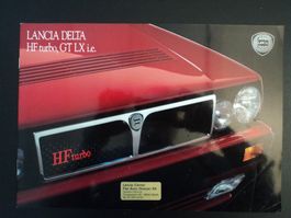 Prospekt Lancia Delta HF turbo und GT LX ie. 1991