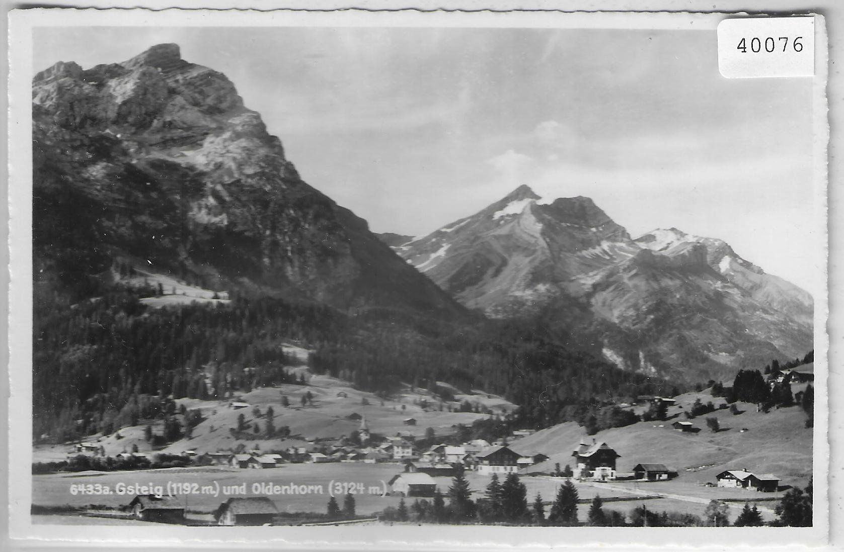 Cartoline postali: Gsteig und Oldenhorn – Usato da Ettingen venduto da Kartenplanet