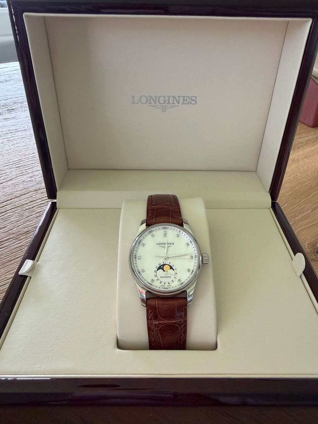 Longines Orologi: LONGINES MASTER COLLECTION MOONPHASE, EDELSTAHL – Usato da Herrliberg venduto da erstmeinsdanndeins 9