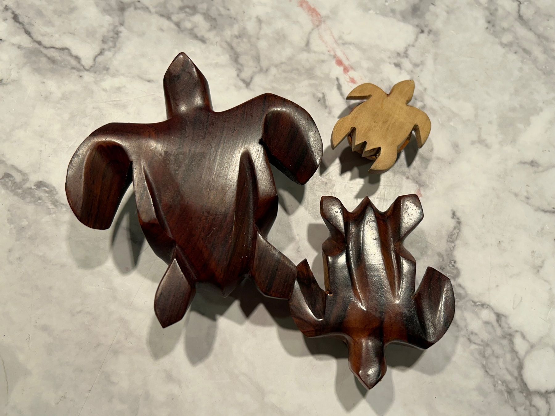Tutte le decorazioni: 3 Holz Schildkröten, Deko – Usato da Basel venduto da toy_t8bb 4