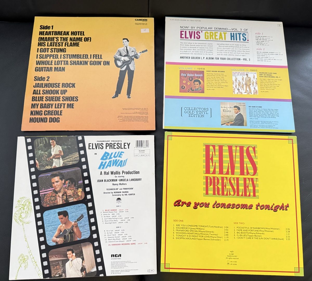 Schallplatten: 4 Elvis Presley Schallplatten Sammlung Vinyl LPs – Gebraucht aus Goldach von Donpancho 6