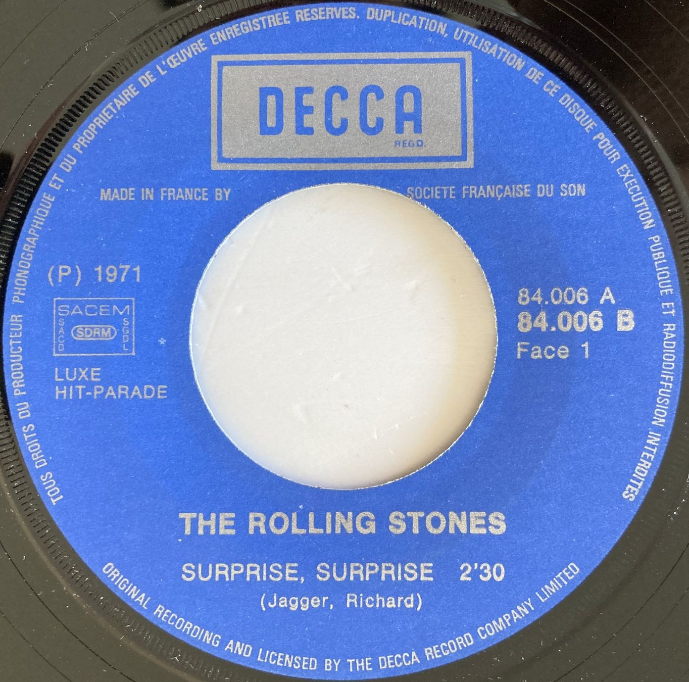 Dischi in vinile: ROLLING STONES - SURPRISE, SURPRISE – Usato da Bottens venduto da hotter-than-hell 2