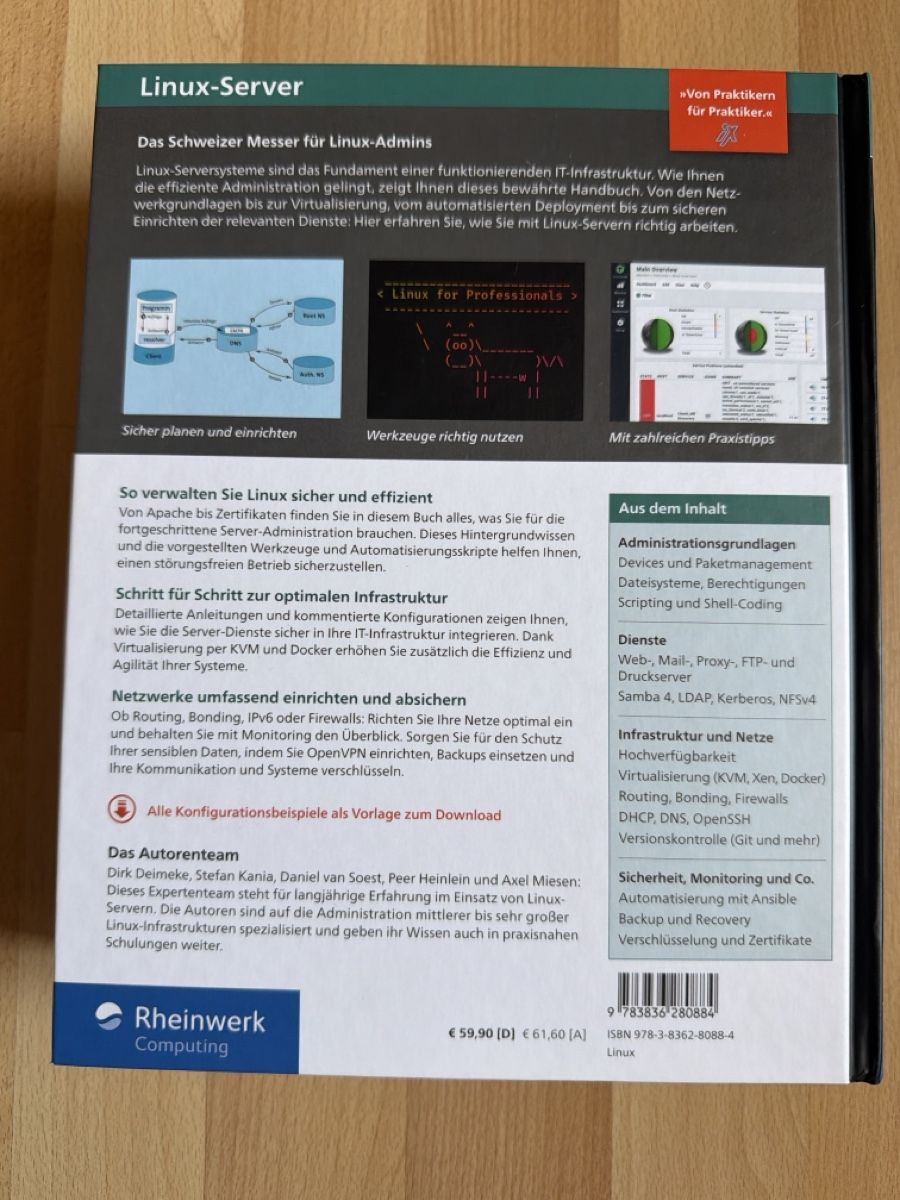 Bücher: Linux-Server Das umfassende Handbuch 6. Auflage – Neu und originalverpackt aus Hauptwil von Tifosi92 1
