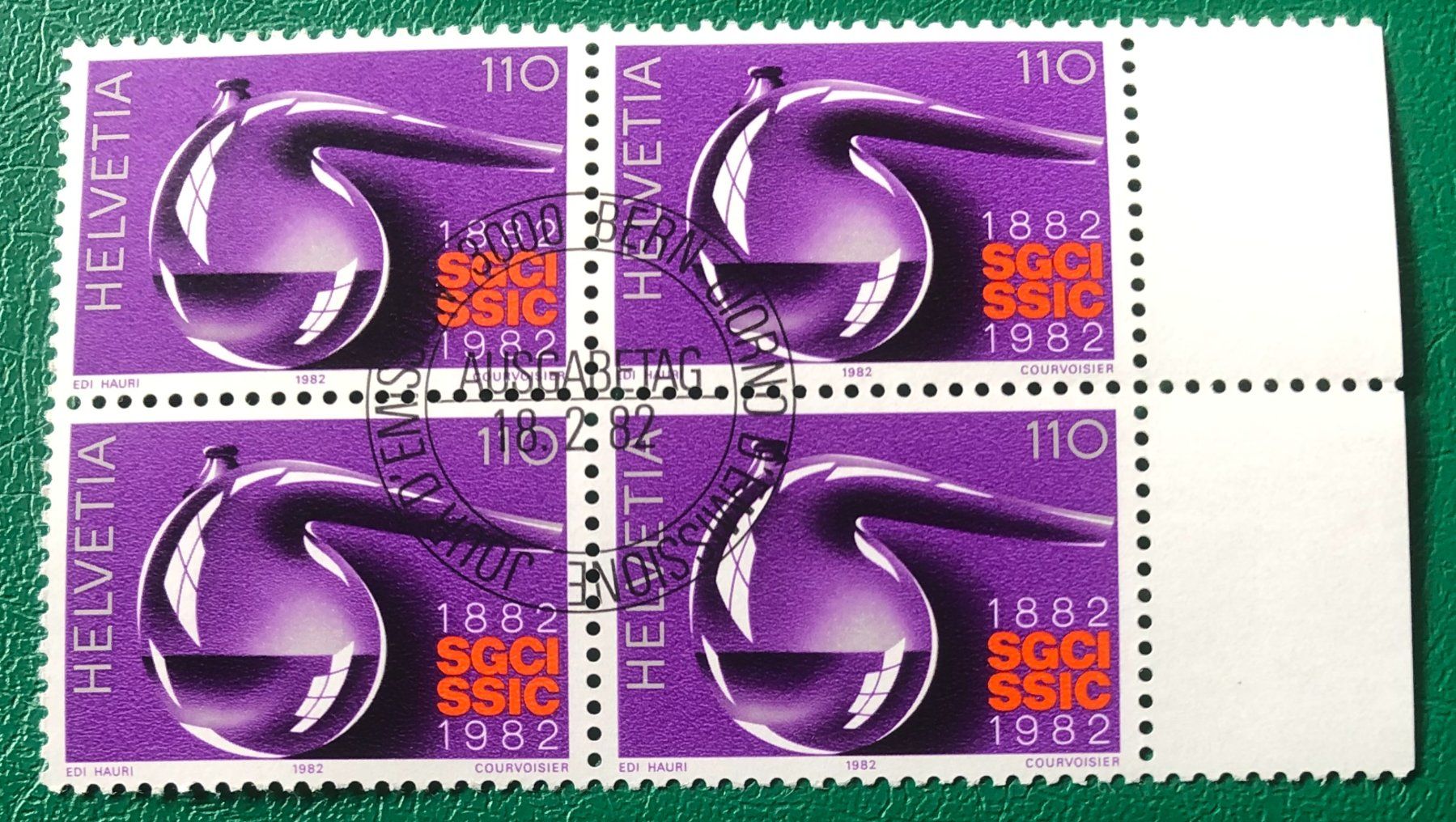 Tutti i francobolli: 4 er Block Nr. 667 mit Stempel Bern – Usato da Aarau venduto da Billa007
