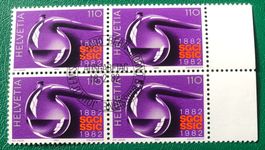 4 er Block Nr. 667 mit Stempel Bern
