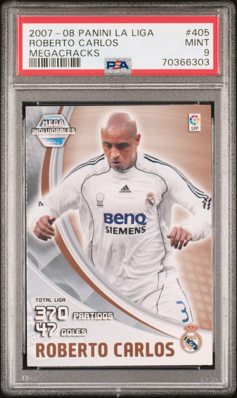 Panini Carte collezionabili: PANINI MEGACRACKS 2007/08 Roberto Carlos PSA 9 – Nuovo (secondo la descrizione) da St. Gallen venduto da Matrix023