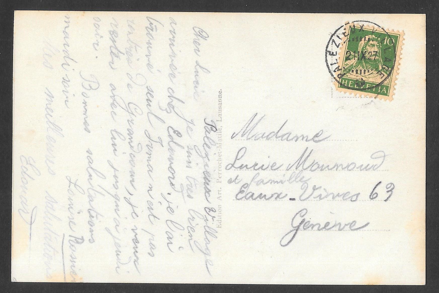 Cartoline postali: Palézieux Strassenpartie – Usato da Olten venduto da clotaldi 1