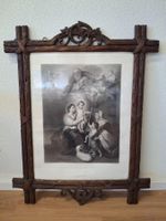 Antikes gerahmtes Bild "La Vierge dite de Séville"