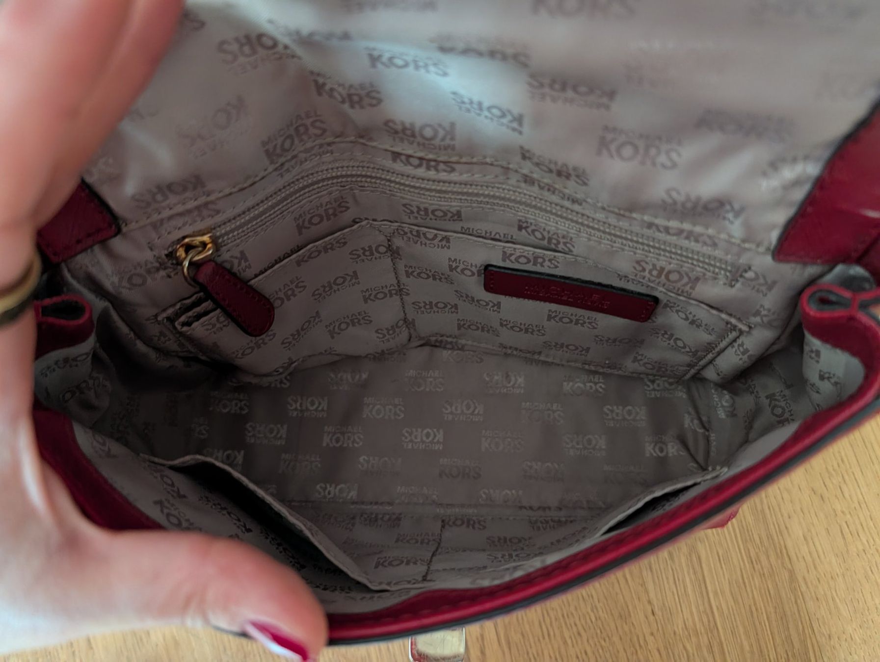 Michael Kors Borse da donna: Michael Kors Tasche - dark berry Farbe – Usato da Rüschlikon venduto da rosgm 3