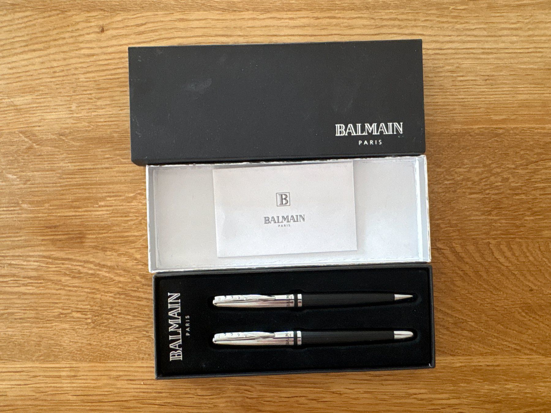 Balmain Penna & Evidenziatori: Set von zwei Balmain Kugelschreibern – Usato da Elgg venduto da Jo_Naj