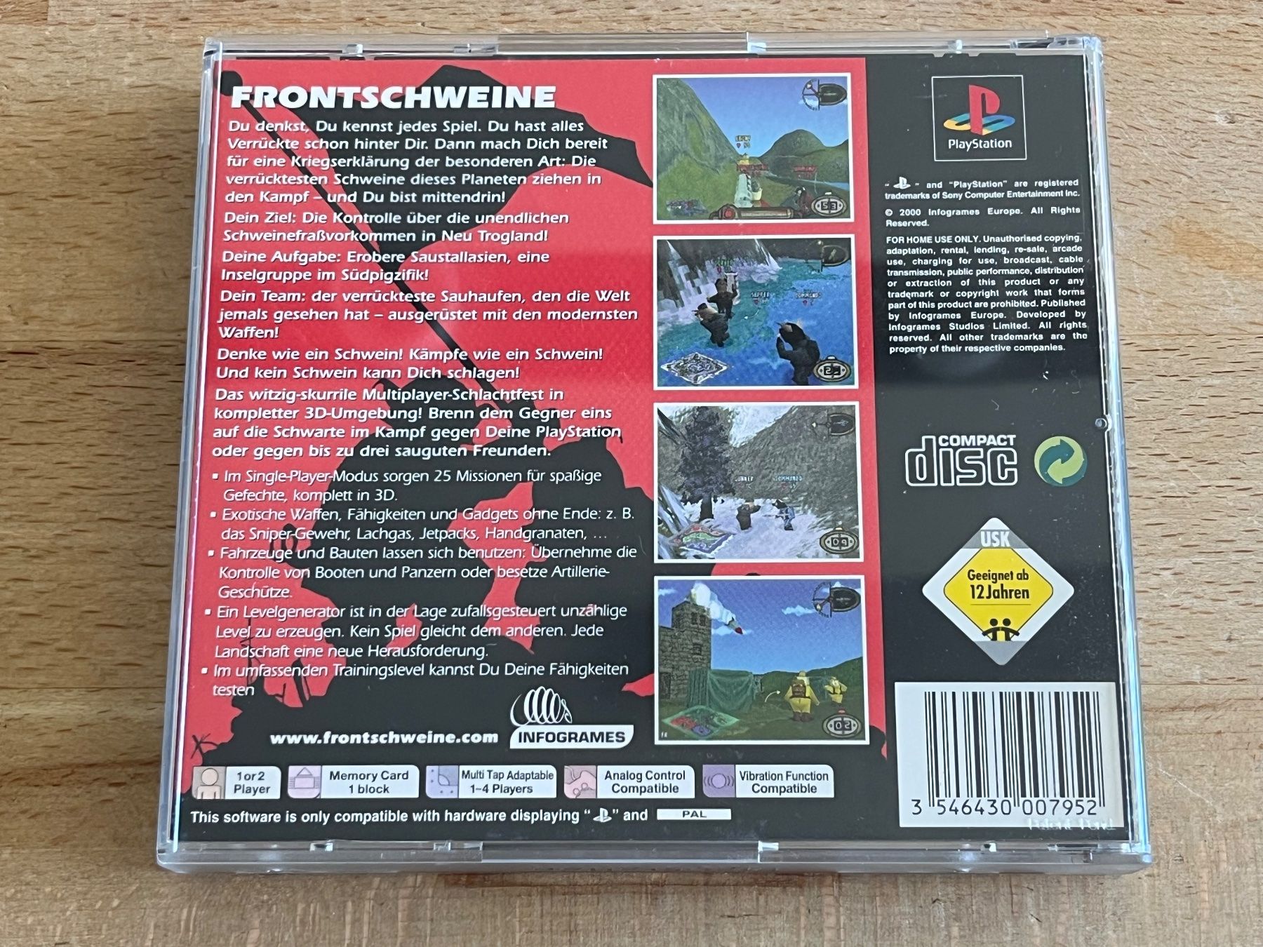 Sony Jeux: Frontschweine, PS1 PlayStation 1 Spiel – D'occasion à Thalwil par ranx 3