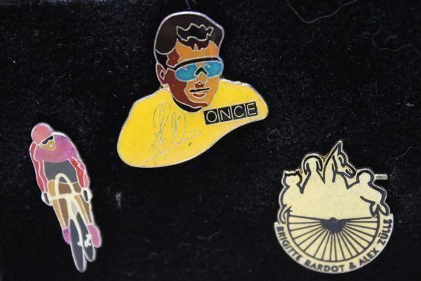 Placchette & Badge: Pins Alex Zulle / und Brigitte Bardot – Usato da Thun venduto da Fbchm