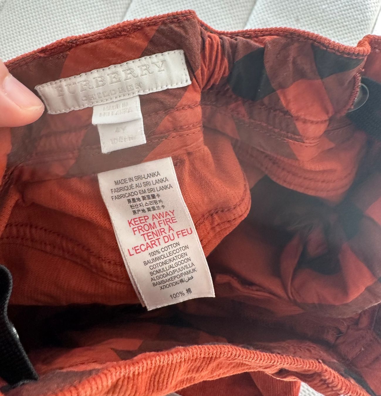 Burberry Pantaloni: Cordhose Burberry – Usato da Dürrenroth venduto da tvy_bh56 5
